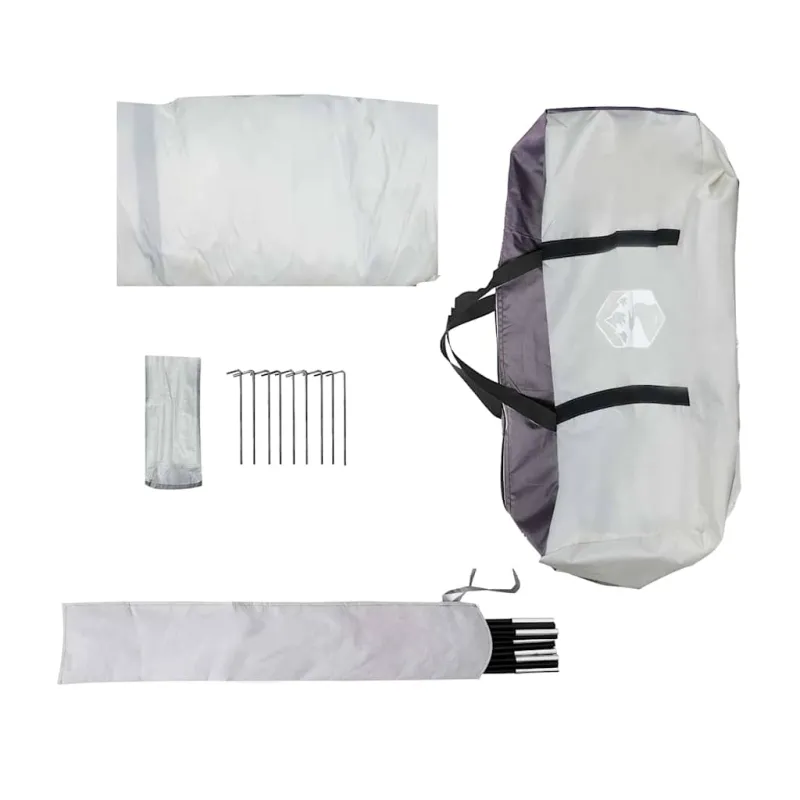 Palapinė-tinklelis nuo uodų su stogu Pilka 320 x 320 x 218 cm