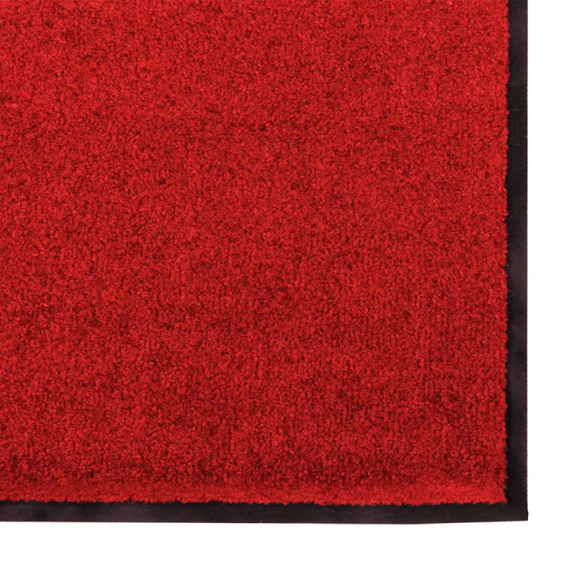 Durų kilimėlis Raudona ir Juoda 120 x 250 cm 100% poliamidas