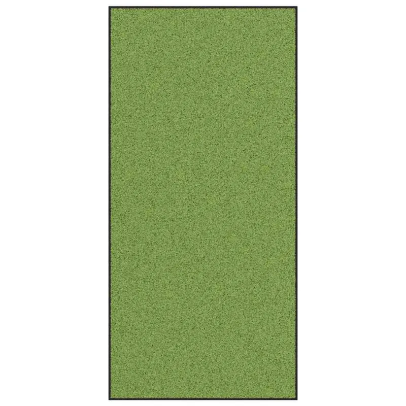 Durų kilimėlis Žalia ir juoda 120 x 250 cm Poliamidas ir PVC