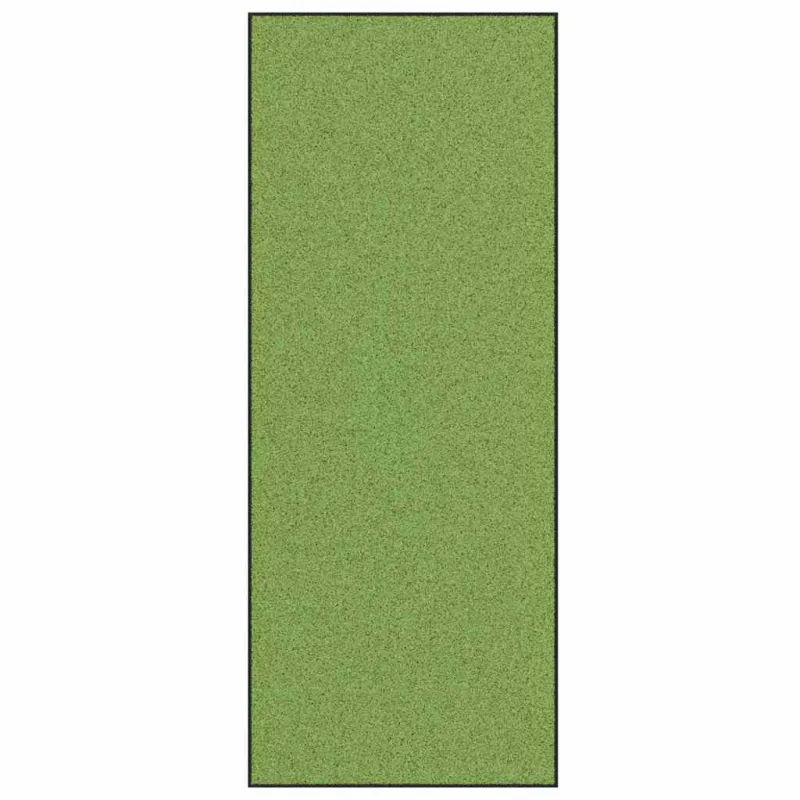 Durų kilimėlis Žalia ir juoda 120 x 300 cm Poliamidas ir PVC