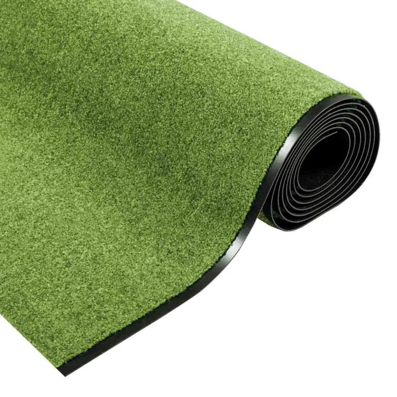 Durų kilimėlis Žalia ir juoda 120 x 400 cm 100% poliamidas