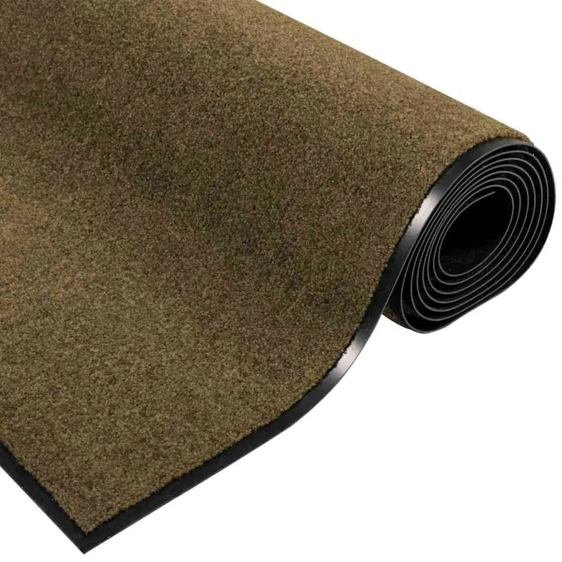 Durų kilimėlis Ruda ir juoda 120 x 250 cm 100% poliamidas