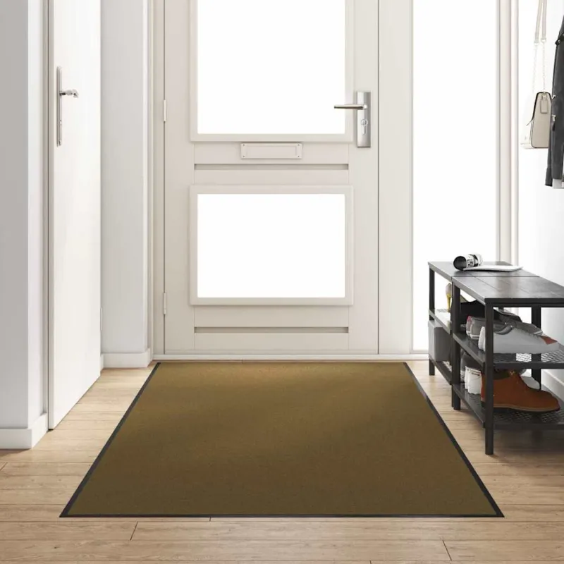 Durų kilimėlis Ruda ir juoda 120 x 300 cm Poliamidas ir PVC