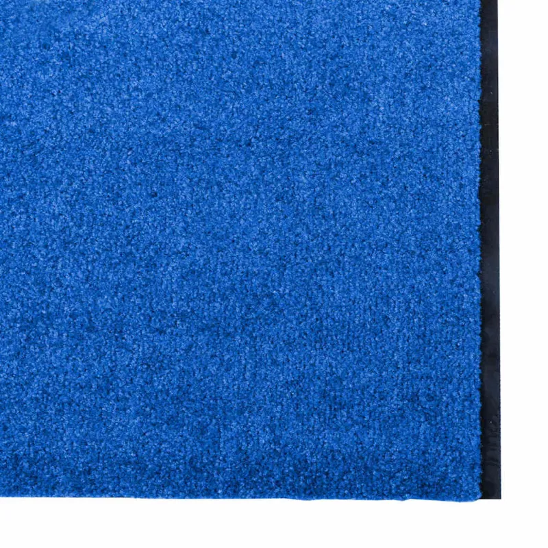 Durų kilimėlis Mėlyna ir juoda 120 x 350 cm Poliamidas ir PVC