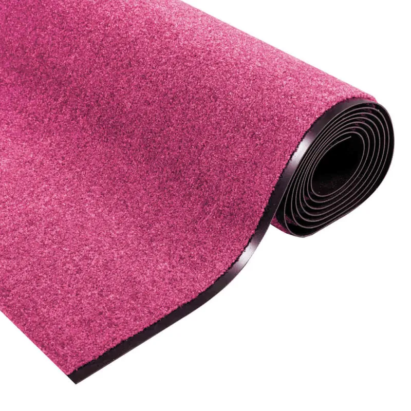 Durų kilimėlis Rožinė ir Juoda 120 x 400 cm Poliamidas ir PVC