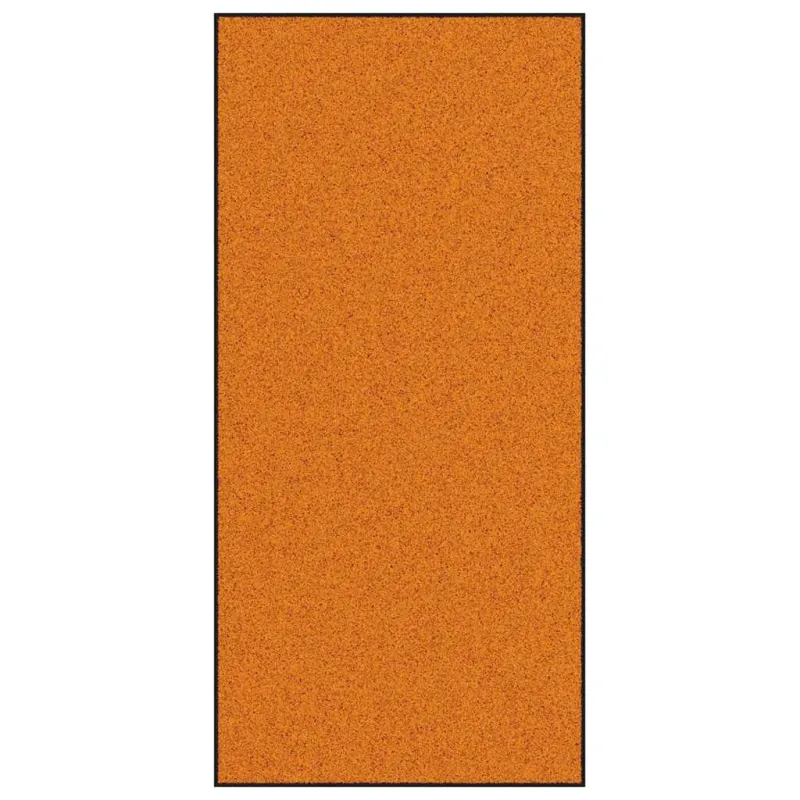 Durų kilimėlis Kita Oranžinis ir Juodas 120 x 250 cm