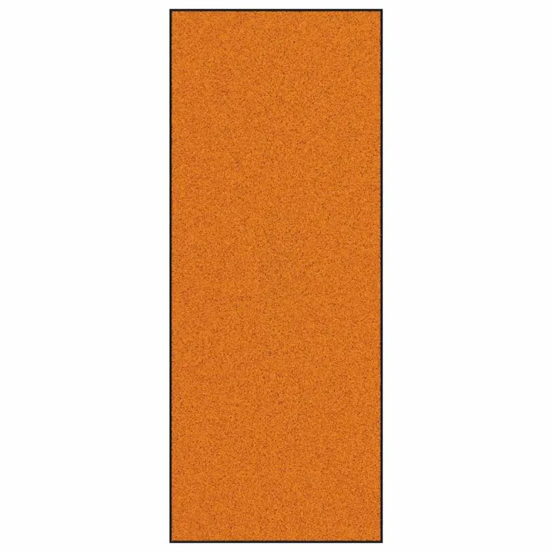 Durų kilimėlis Oranžinis ir Juodas 120 x 300 cm 100% poliamidas