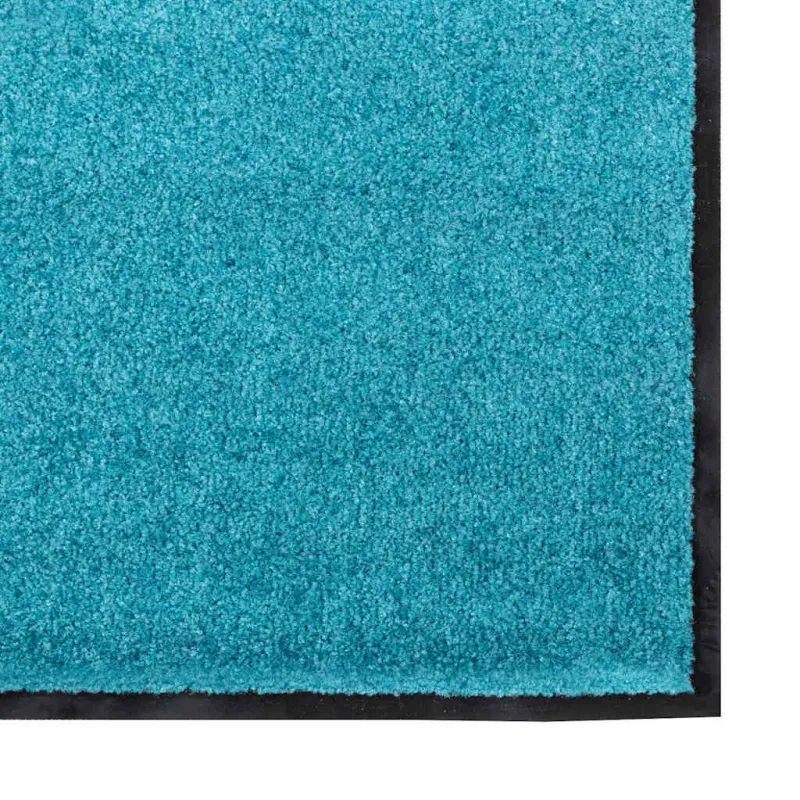 Durų kilimėlis Cianas ir Juodas 120 x 250 cm Poliamidas ir PVC