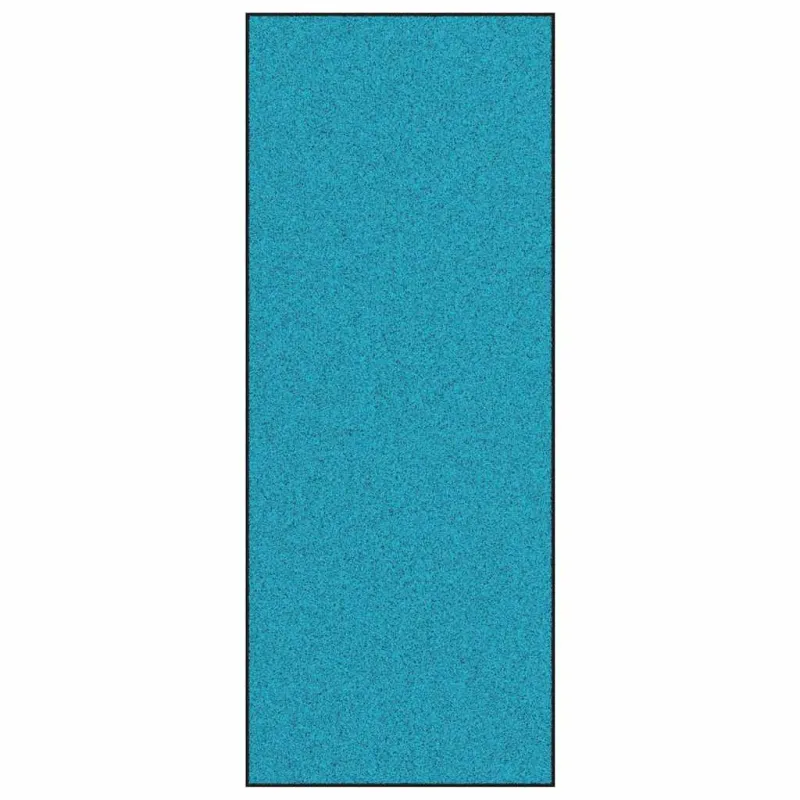 Durų kilimėlis Cianas ir Juodas 120 x 300 cm 100% poliamidas