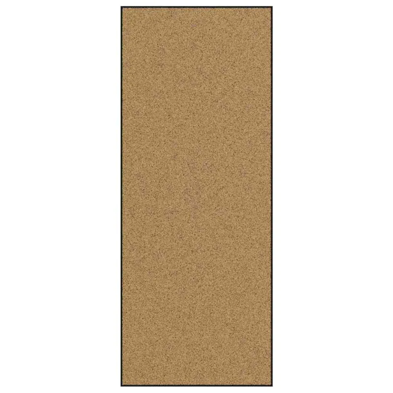 Durų kilimėlis Kremas ir juoda 120 x 300 cm Poliamidas ir PVC