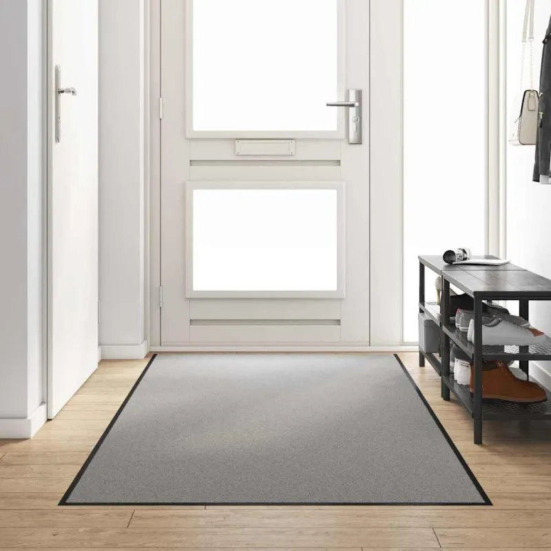 Durų kilimėlis Pilka ir juoda 120 x 250 cm 100% poliamidas