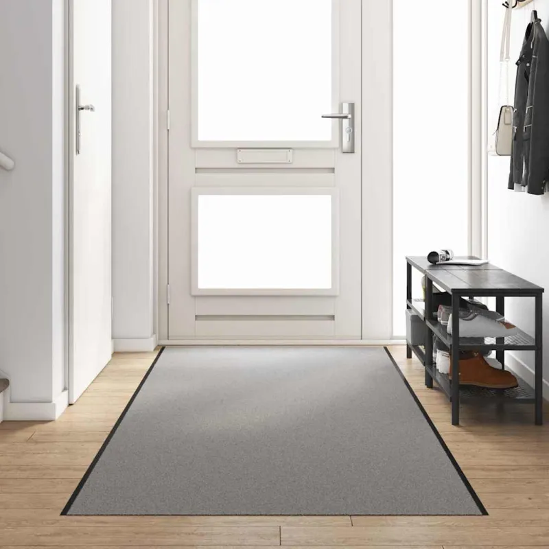 Durų kilimėlis Pilka ir juoda 120 x 350 cm 100% poliamidas