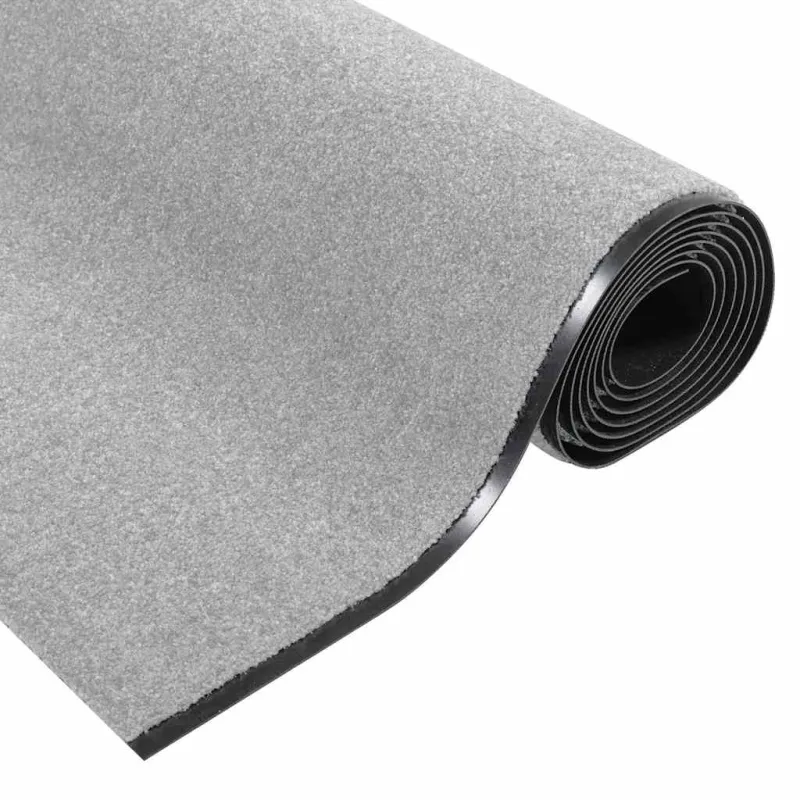 Durų kilimėlis Pilka ir juoda 120 x 400 cm 100% poliamidas