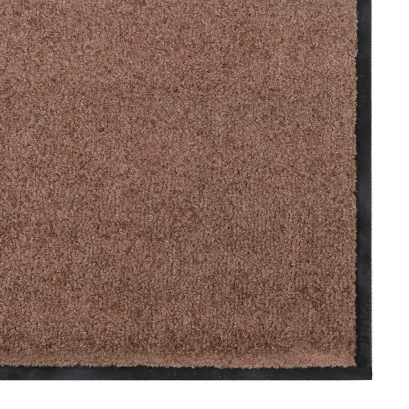 Durų kilimėlis Ruda ir juoda 60 x 180 cm 100% poliamidas
