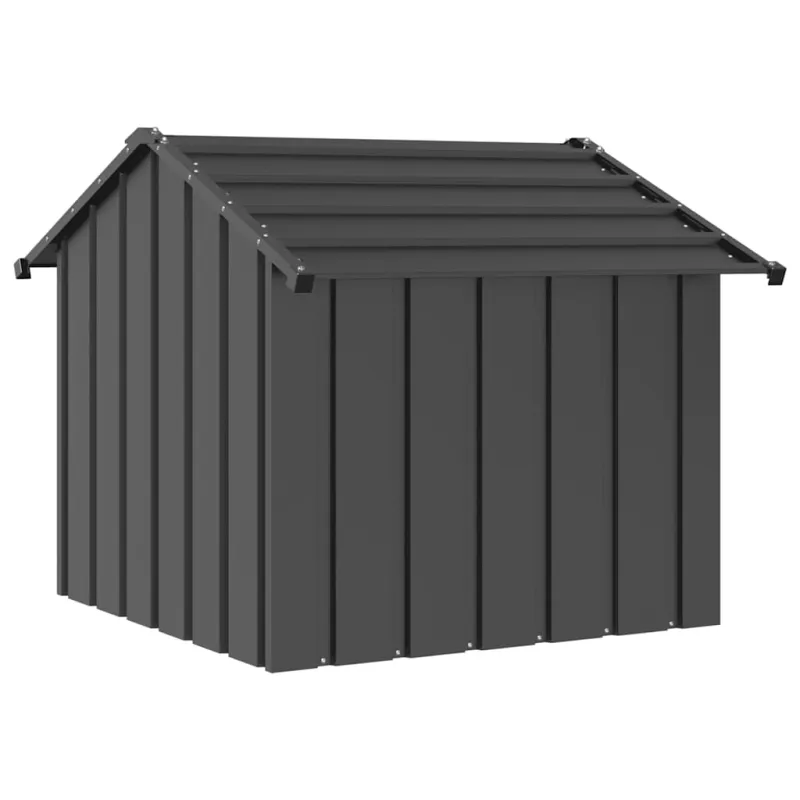 šunų namelis su stogu 85x107x81 cm cinkuoto plieno