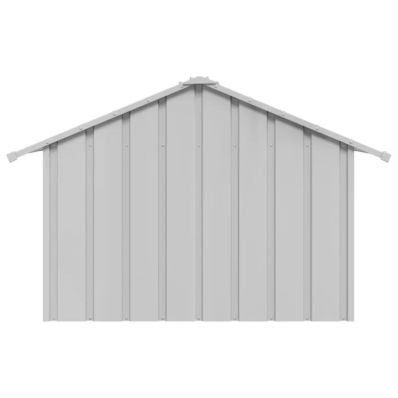 šunų namelis su stogu 83x130x85 cm cinkuoto plieno