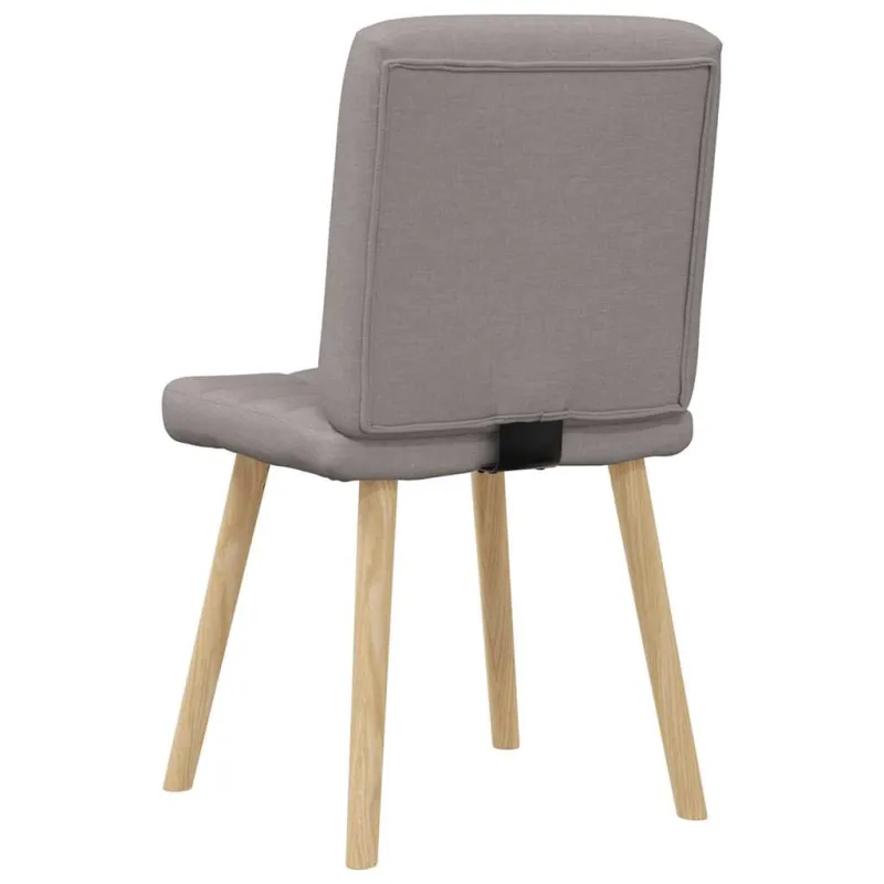 Valgomojo kėdės, 2vnt., taupe spalvos, audinys