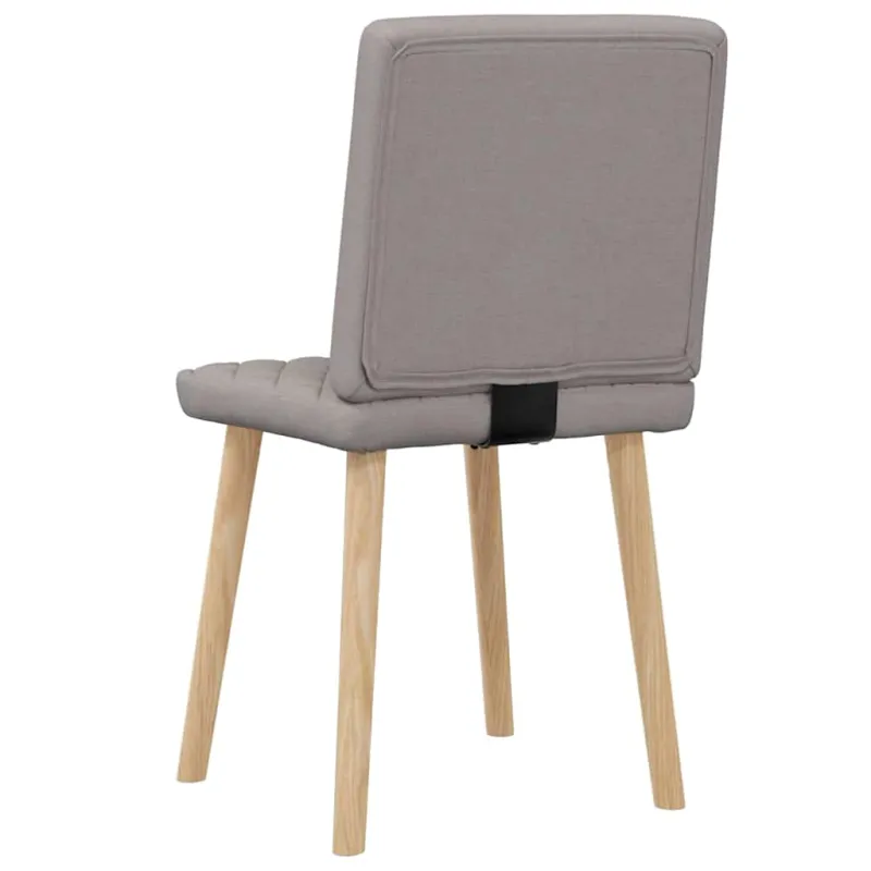 Valgomojo kėdės, 2vnt., taupe spalvos, audinys