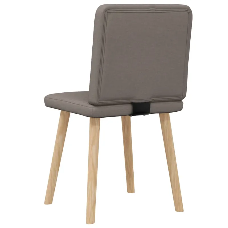 Valgomojo kėdės, 2vnt., taupe spalvos, audinys