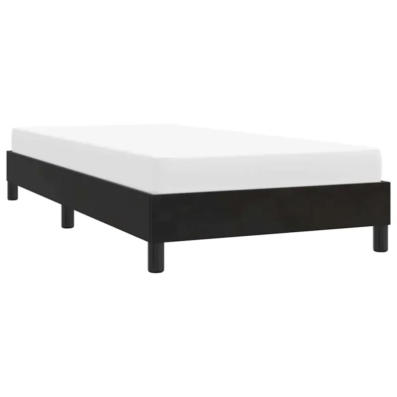 Lovos rėmas be čiužinio Juodas 80x210 cm aksomas