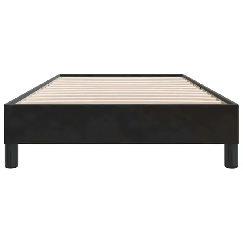 Lovos rėmas be čiužinio Juodas 90x210 cm aksomas