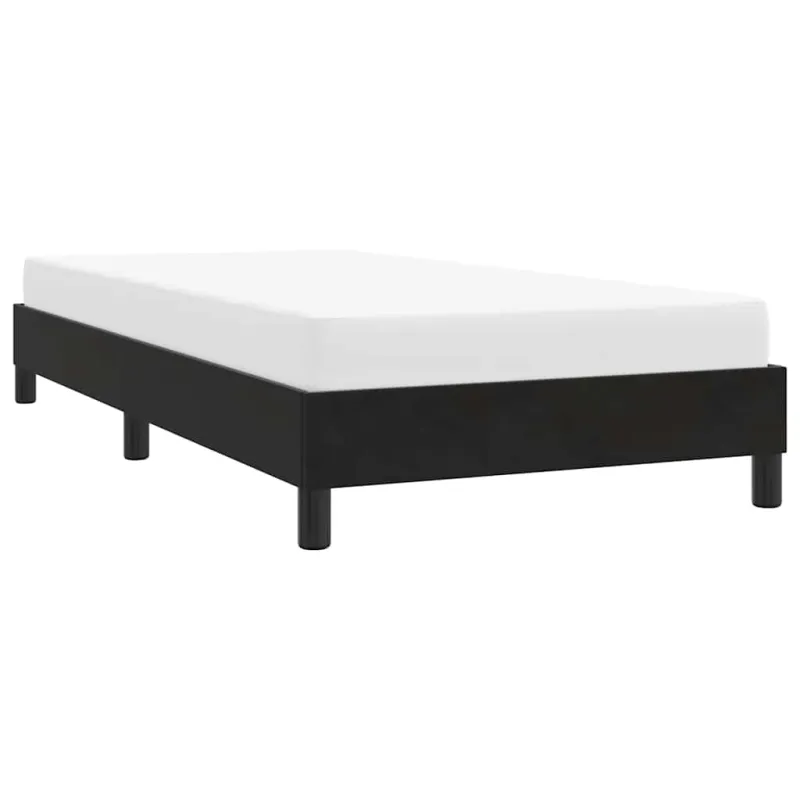 Lovos rėmas be čiužinio Juodas 80x220 cm aksomas