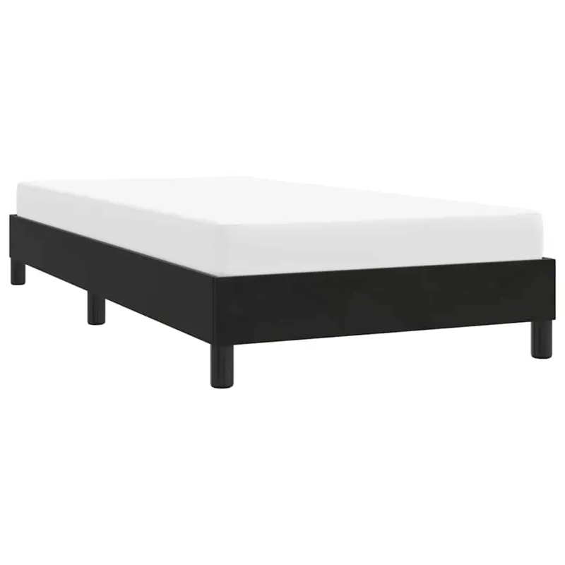 Lovos rėmas be čiužinio Juodas 90x220 cm aksomas