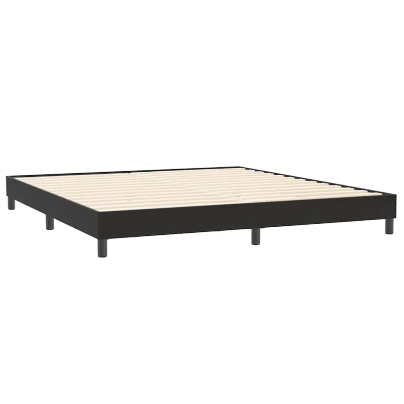 Lovos rėmas be čiužinio Juodas 200x220 cm aksomas