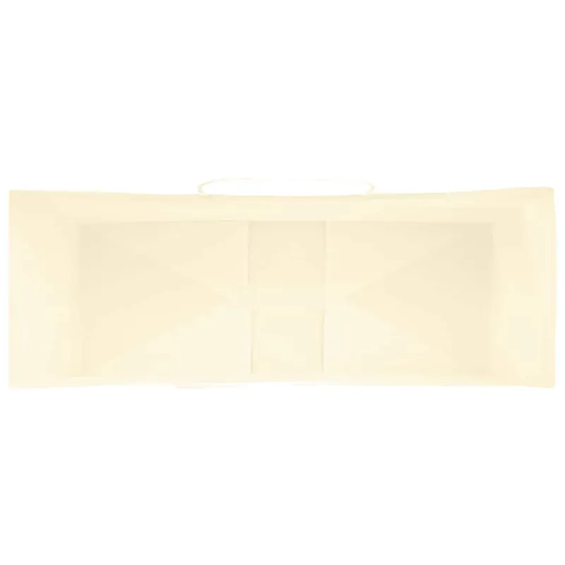 Popieriniai maišeliai 250vnt. su rankenomis geltonos 45x17x48cm
