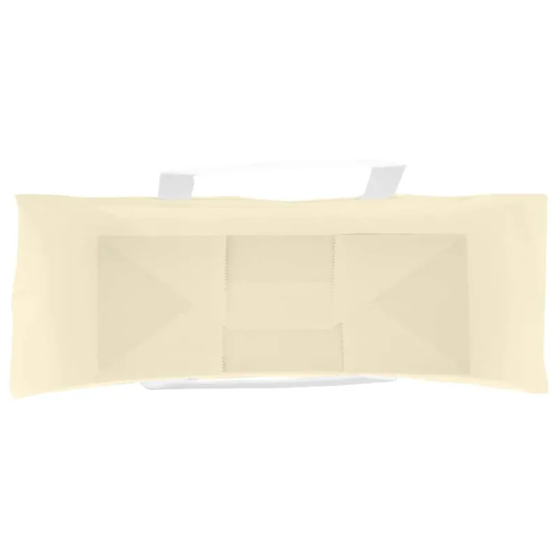 Popieriniai maišeliai 250vnt. su rankenomis geltonos 45x17x48cm