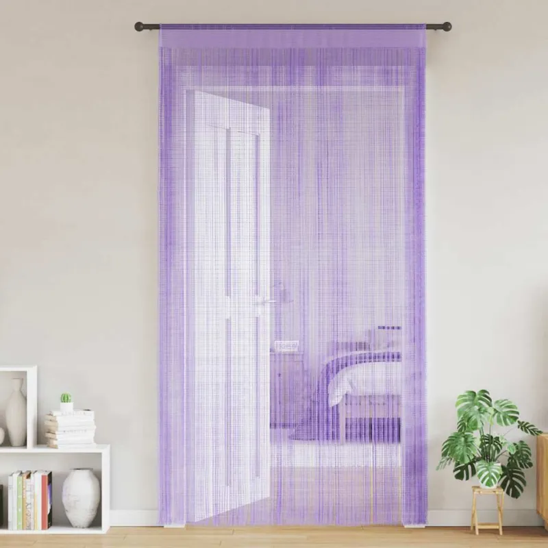 Virvelinės užuolaidos, 2vnt., 140x250cm, violetinės spalvos
