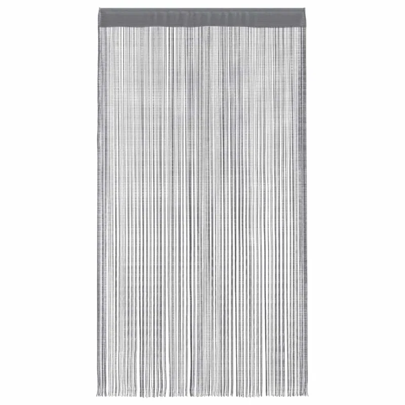 Virvelinės užuolaidos, 2 vnt., antracito spalvos, 100x250 cm