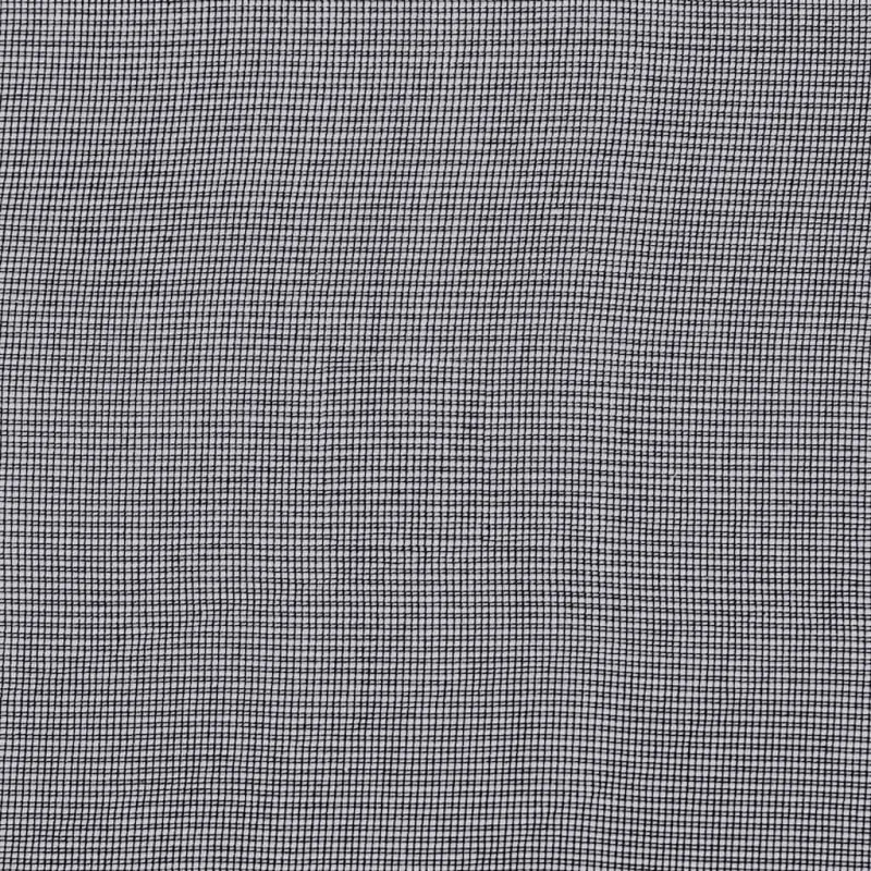 Voile užuolaidos su įvorėmis, 2vnt., juodos spalvos, 140x175cm