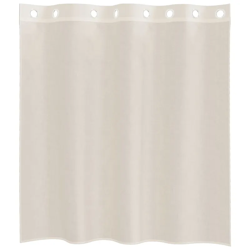Voile užuolaidos su įvorėmis, 2vnt., kreminės, 140x140cm