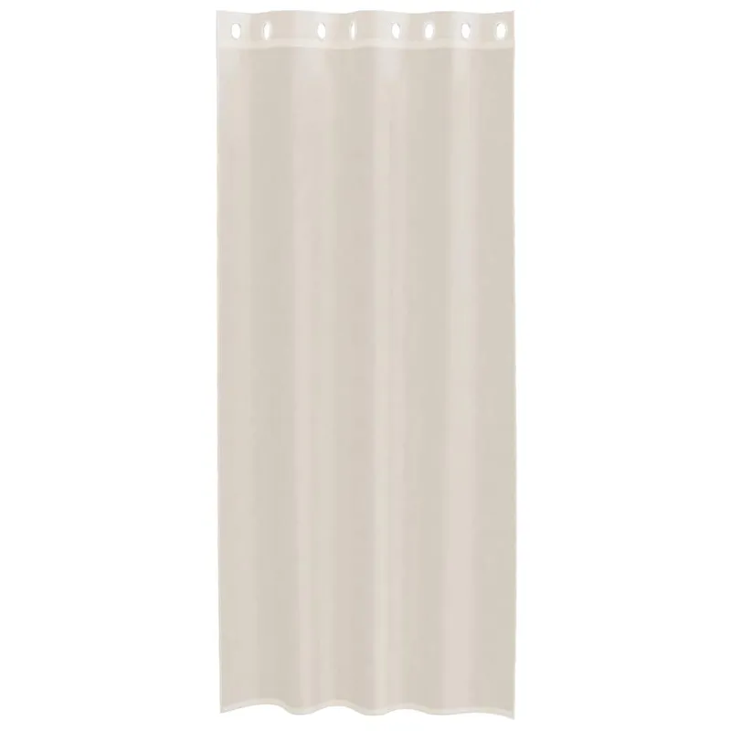 Voile užuolaidos su įvorėmis, 2vnt., kreminės, 140x225cm