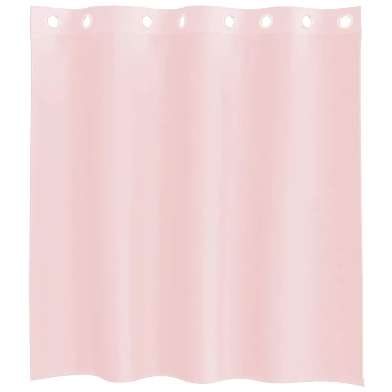 Voile užuolaidos su įvorėmis, 2vnt., šviesiai rožinė, 140x140cm