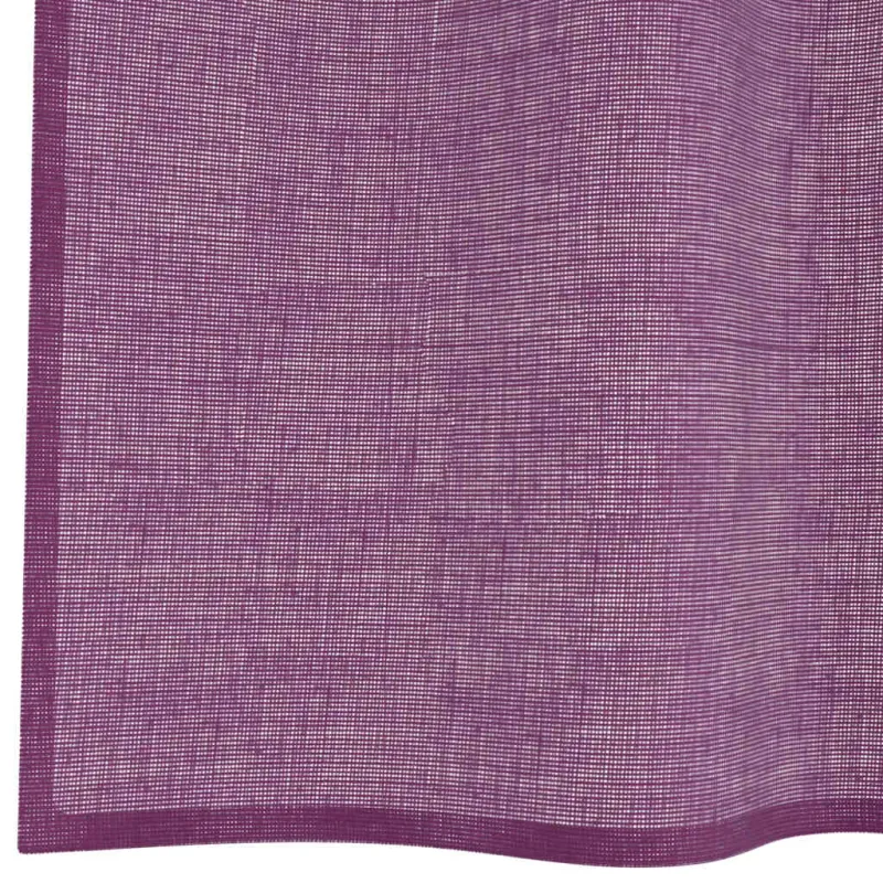 Voile užuolaidos su įvorėmis, 2vnt., violetinės sp., 140x140cm