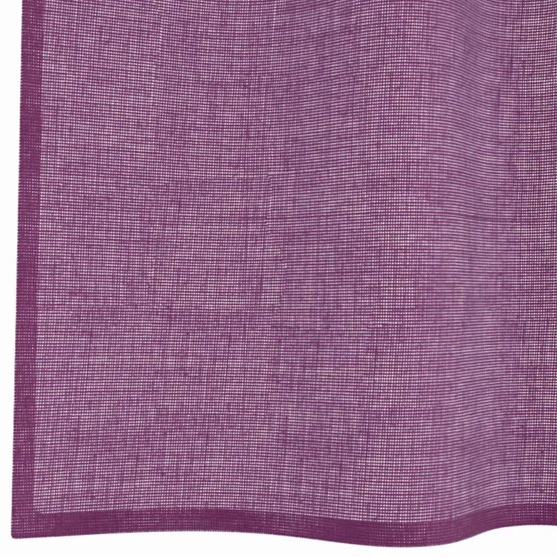 Voile užuolaidos su įvorėmis, 2vnt., violetinės sp., 140x225cm