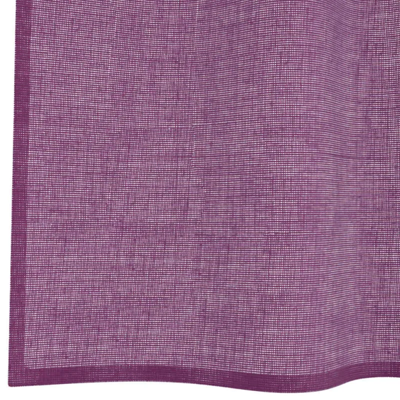 Voile užuolaidos su įvorėmis, 2vnt., violetinės sp., 140x260cm