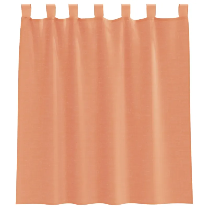 Voile užuolaidos su kilpomis, 2vnt., terakota sp., 140x140cm