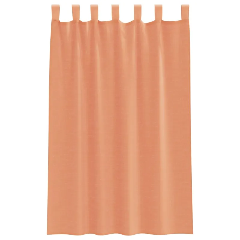 Voile užuolaidos su kilpomis, 2vnt., terakota sp., 140x175cm
