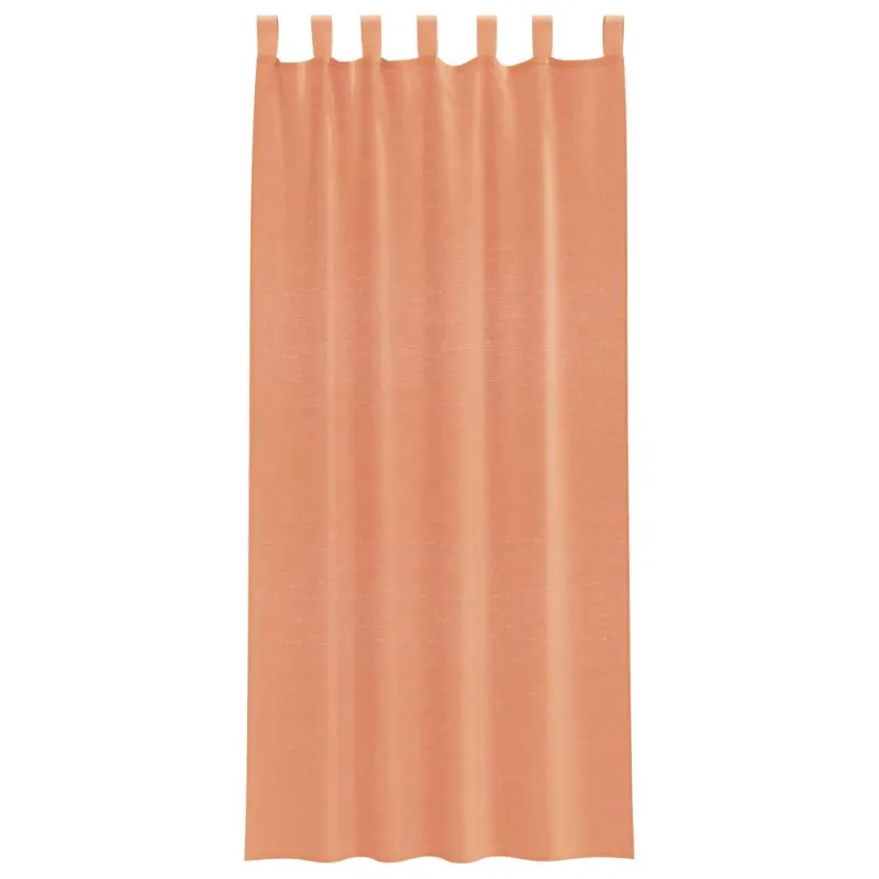 Voile užuolaidos su kilpomis, 2vnt., terakota sp., 140x225cm