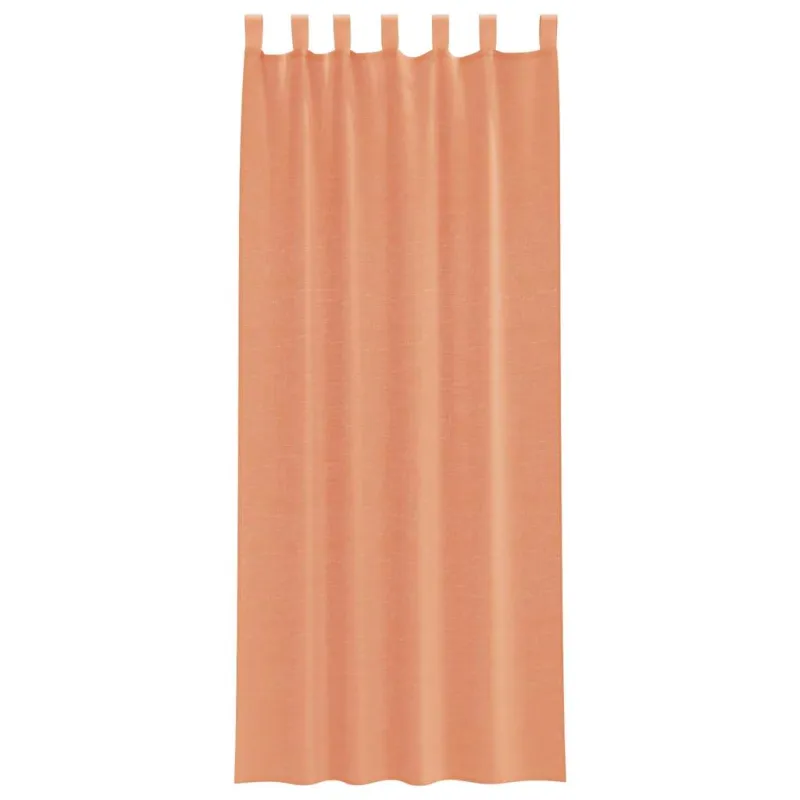 Voile užuolaidos su kilpomis, 2vnt., terakota sp., 140x260cm