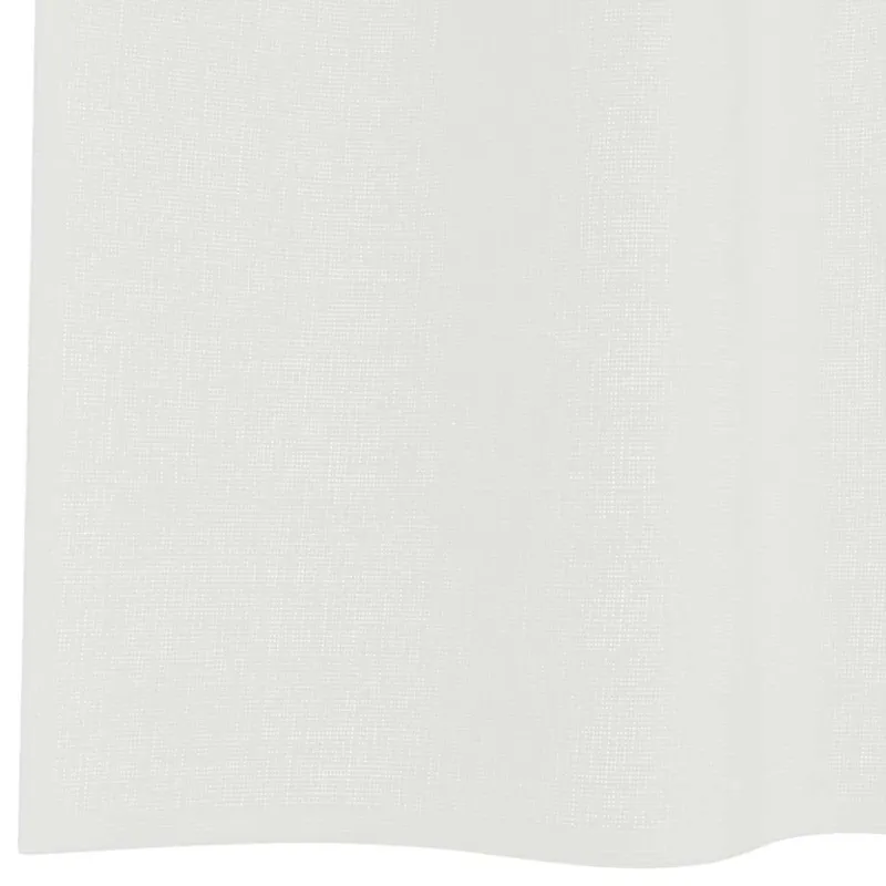 Voile užuolaidos su kilpomis, 2vnt., baltos spalvos, 140x175cm
