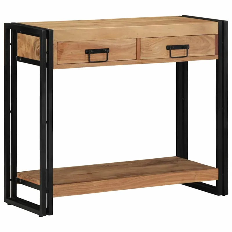 Konsolinis stalas Ruda 90 x 33 x 75 cm Kietos akacijos mediena