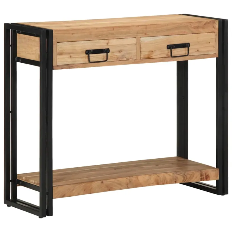 Konsolinis stalas Ruda 90 x 33 x 75 cm Kietos akacijos mediena