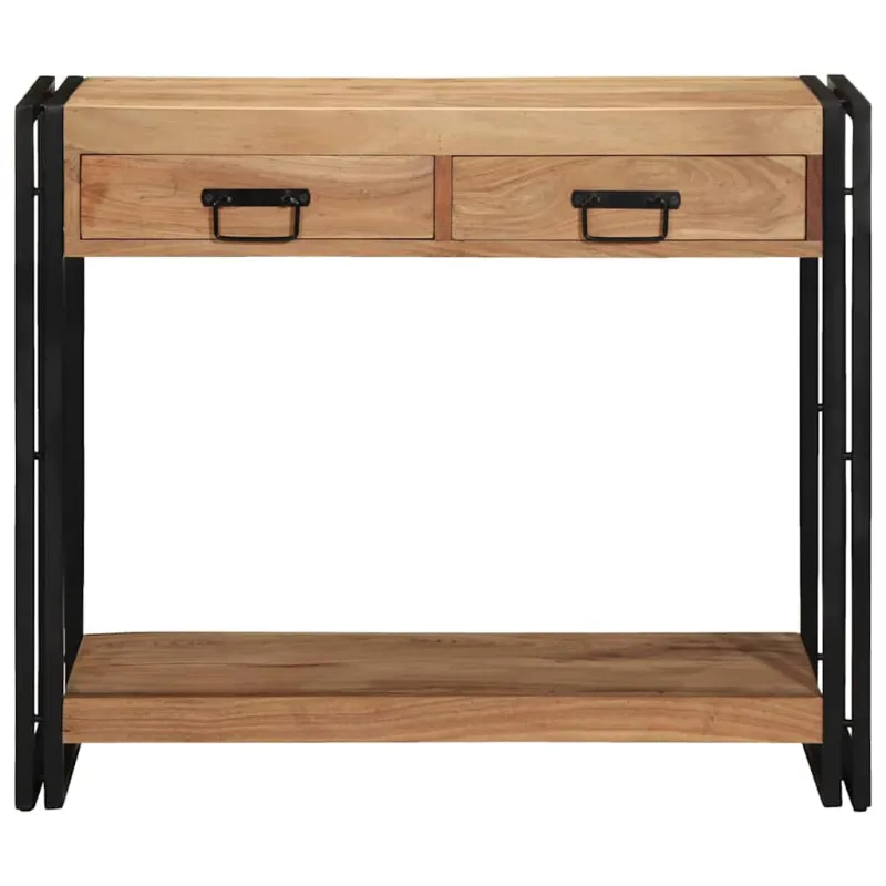Konsolinis stalas Ruda 90 x 33 x 75 cm Kietos akacijos mediena