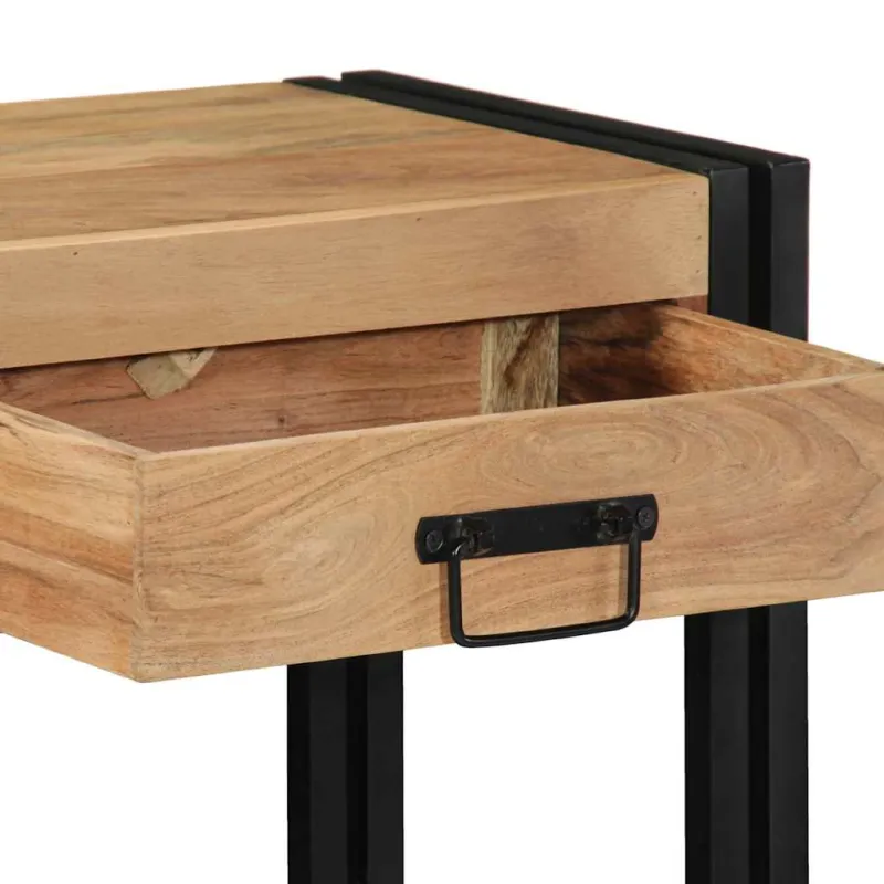Konsolinis stalas Ruda 90 x 33 x 75 cm Kietos akacijos mediena