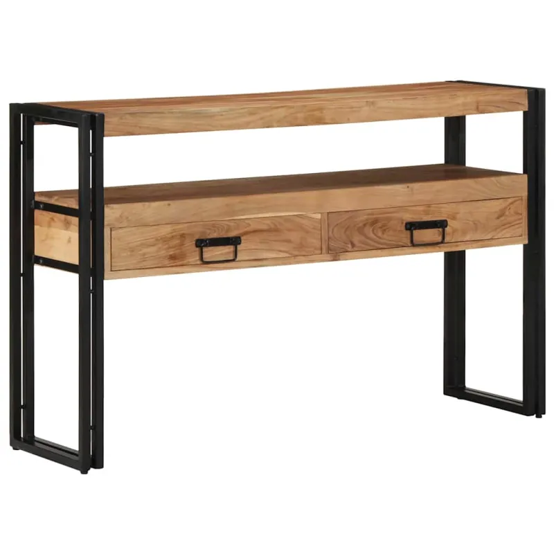 Konsolinis stalas Ruda 120 x 33 x 75 cm Kietos akacijos mediena