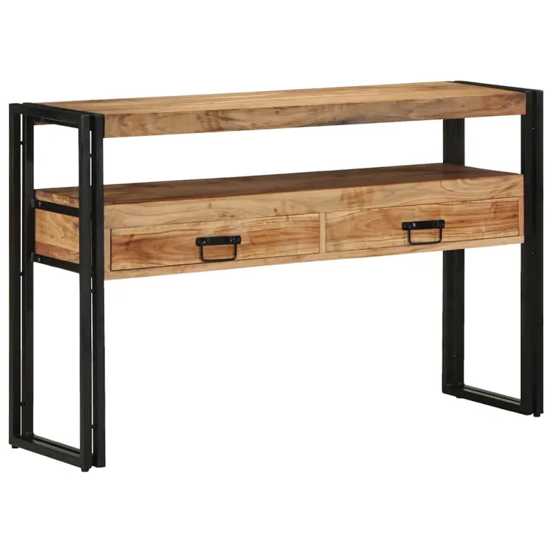 Konsolinis stalas Ruda 120 x 33 x 75 cm Kietos akacijos mediena